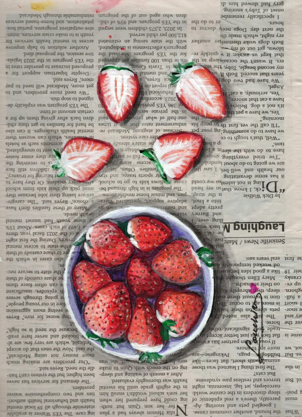 Strawberries — owner-supplied original artwork