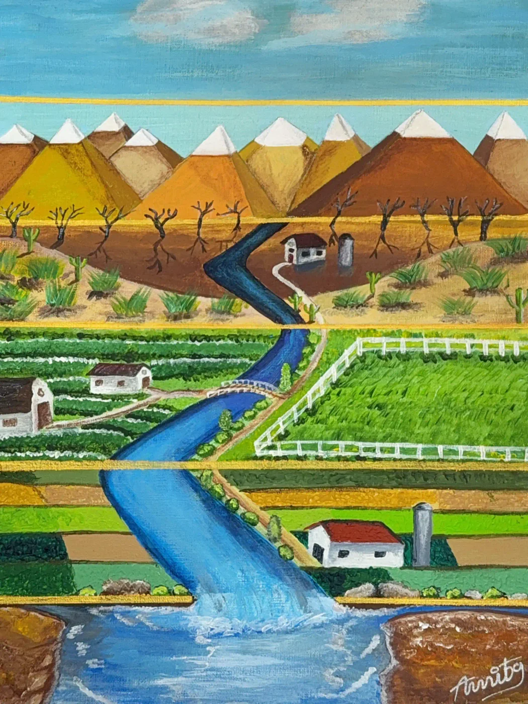 Farmland artwork