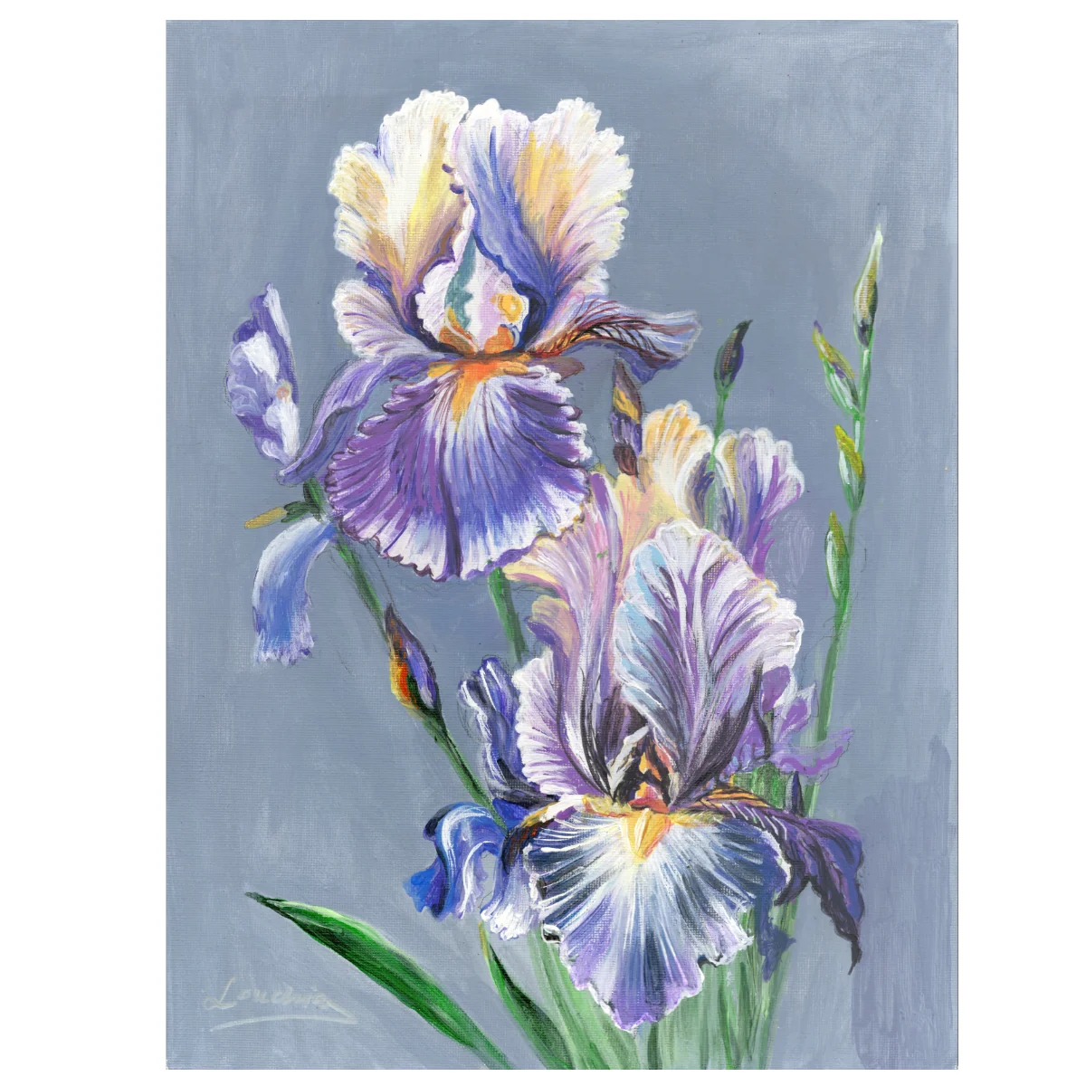 Two Irises artwork