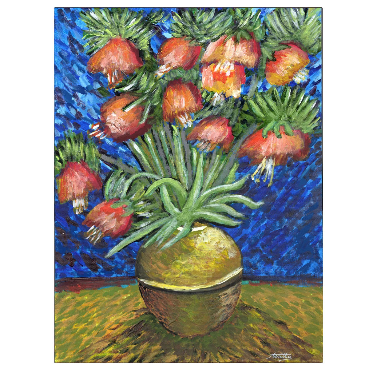 Crown Imperial Fritillaries artwork