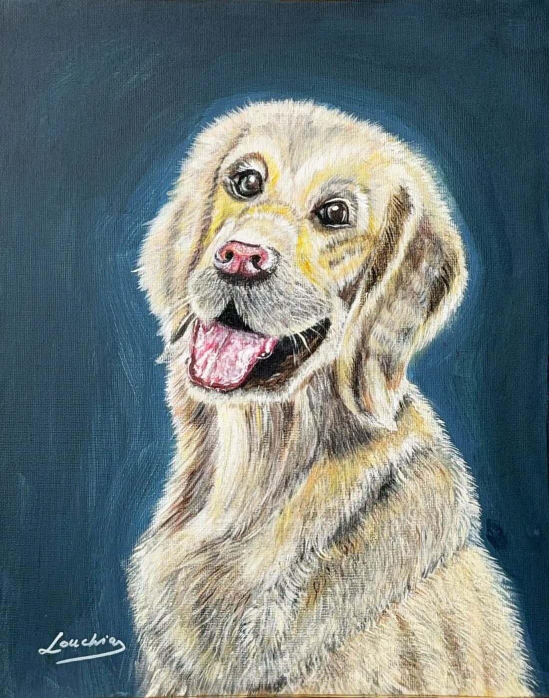 Golden Retriever — owner-supplied original artwork