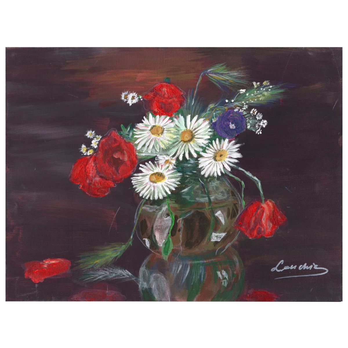 Poppies and Daisies artwork