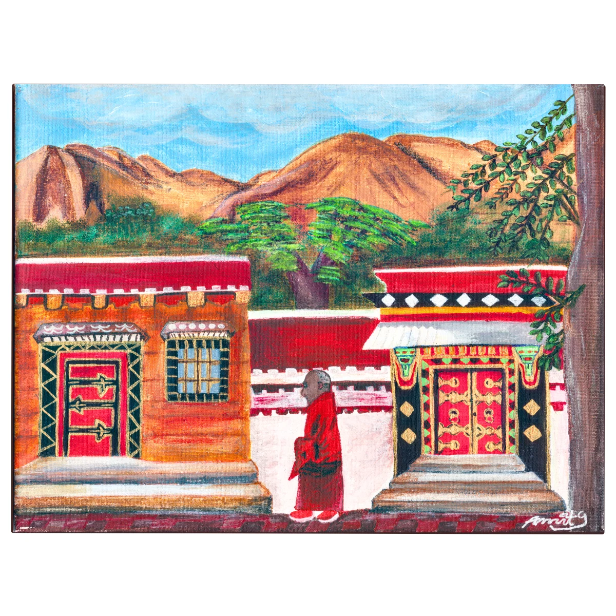 The Tibetan Monk artwork