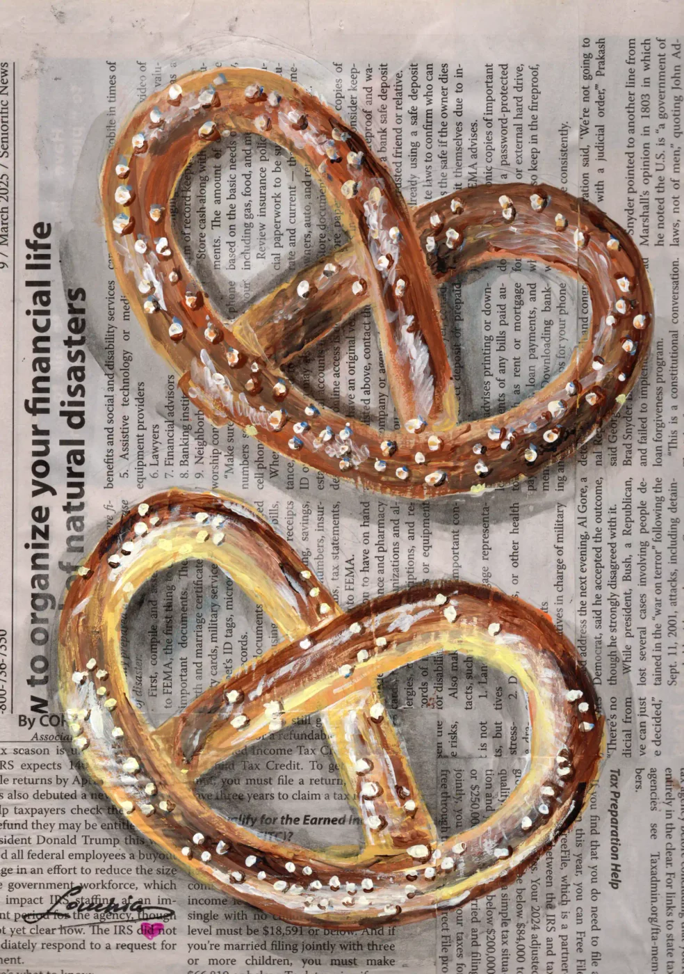 Pretzel — owner-supplied original artwork