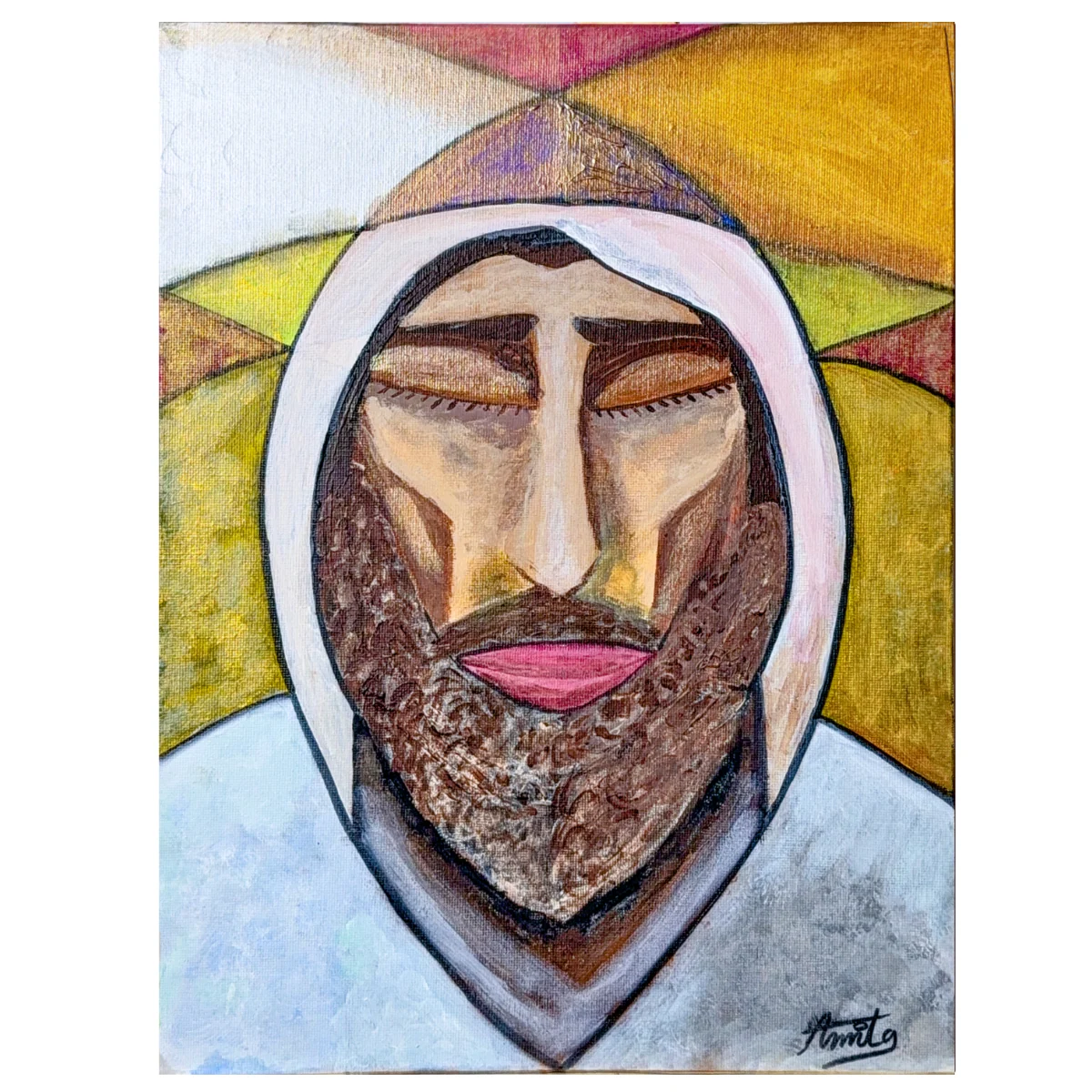 Jesus and the Jesus Fish artwork