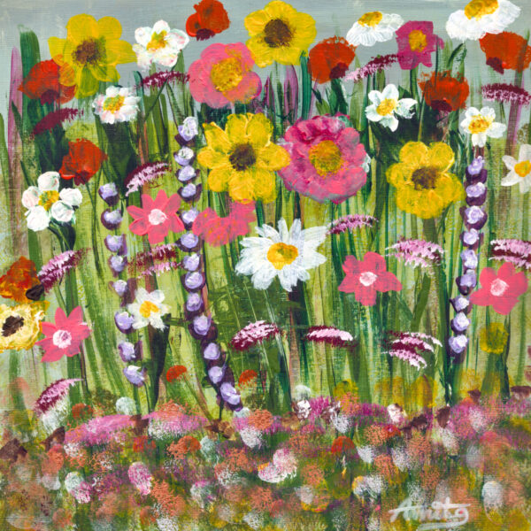 “Hill Country Wildflowers Art Print by Amit Abha”