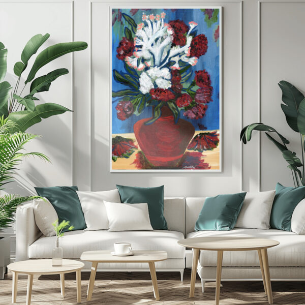 Carnations in Vase - Image 7