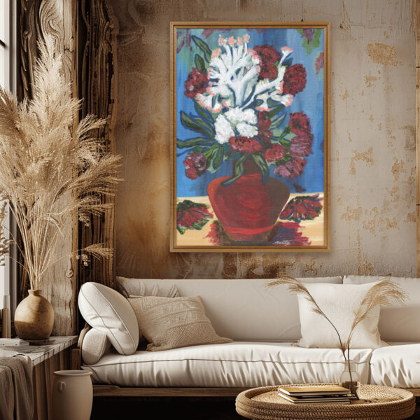 Carnations in Vase - Image 3