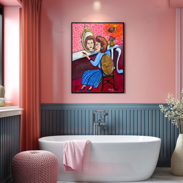 A Woman In Mirror - Image 4