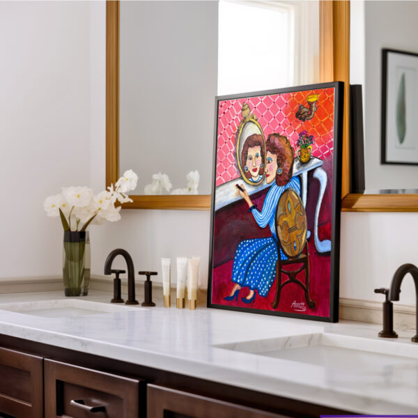A Woman In Mirror - Image 2